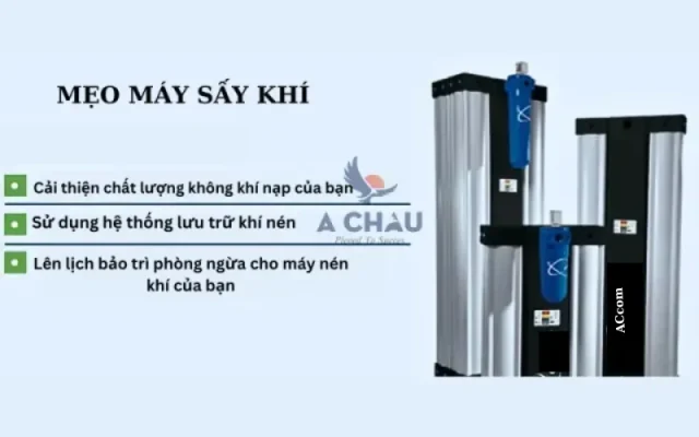 Một số mẹo khi sử dụng máy sấy khí