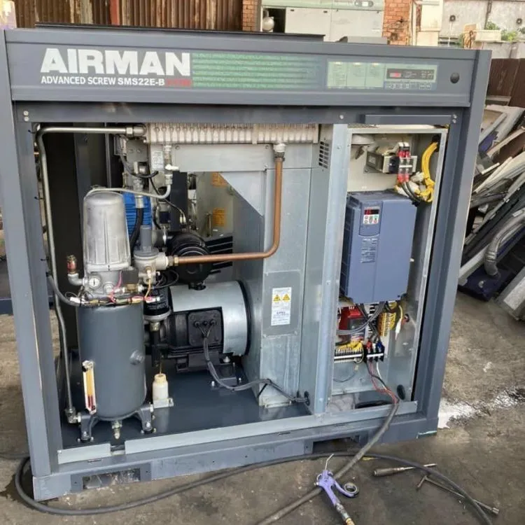 Máy nén khí Airman 22kw 30Hp Nhật bãi