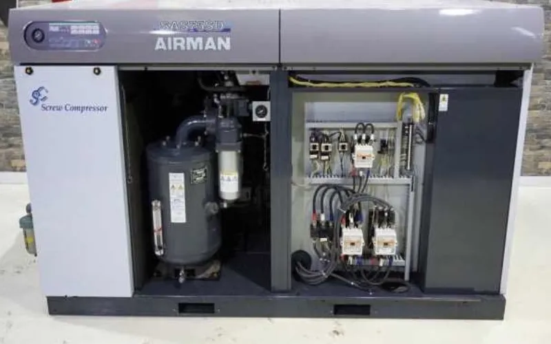 Máy nén khí Airman 75kw 100Hp Nhật bãi