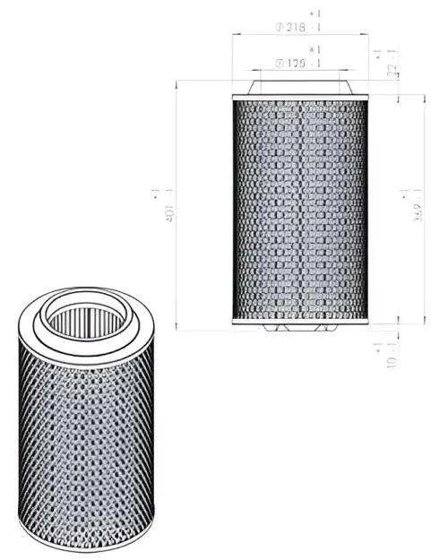 Lọc khí 1613800400 Atlas copco