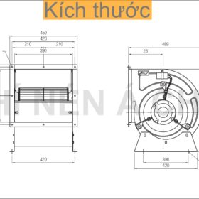 Kích thước quạt Kyungwon