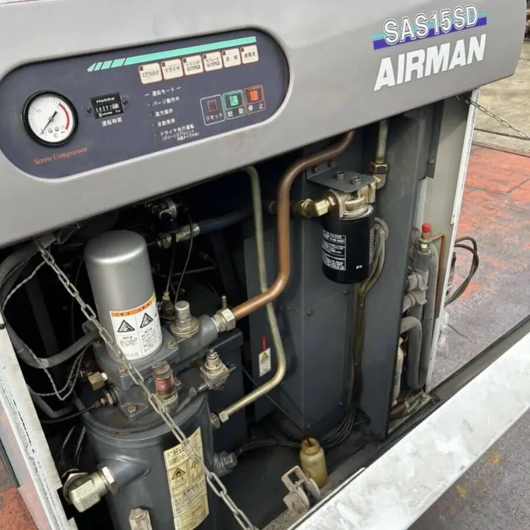 Máy nén khí Airman 15kw 20Hp Nhật bãi