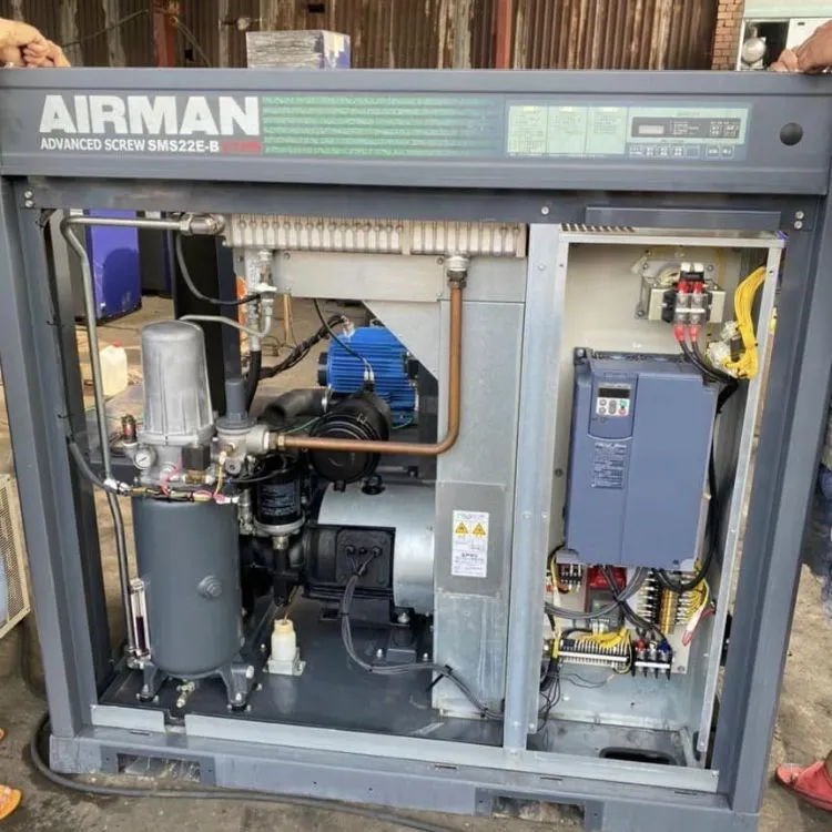 Máy nén khí Airman 22kw 30Hp Nhật bãi