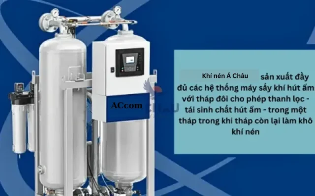 Hệ thống máy sấy khí hút ẩm