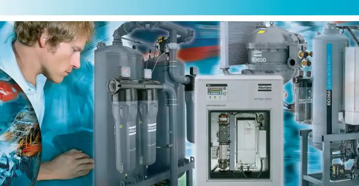 Lọc đường ống máy nén khí Atlas Copco