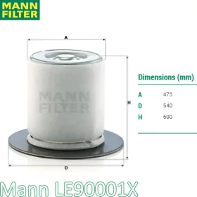 Lọc tách dầu LE90001X Mann filter cho máy nén khí