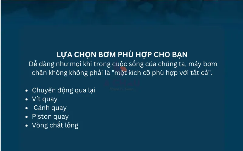 Lựa chọn phù hợp