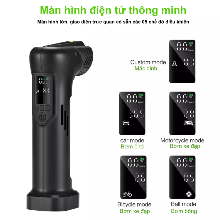 Màn hình điều khiển 05 chế độ bơm tùy chọn