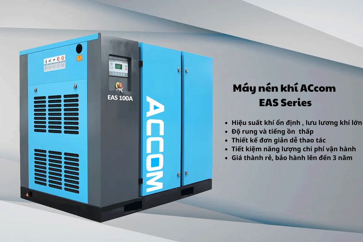 Máy nén khí ACcom EAS100A 75KW 100HP