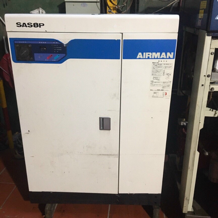 Máy nén khí Airman 7.5kw 10Hp Nhật Bãi