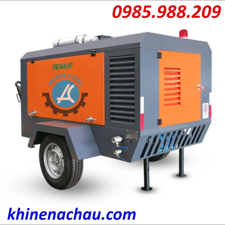 Máy nén khí động cơ Diesel di động Trung Quốc