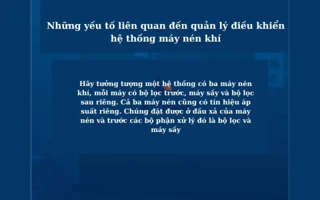 Các biện pháp quản lý hệ thống máy nén khí