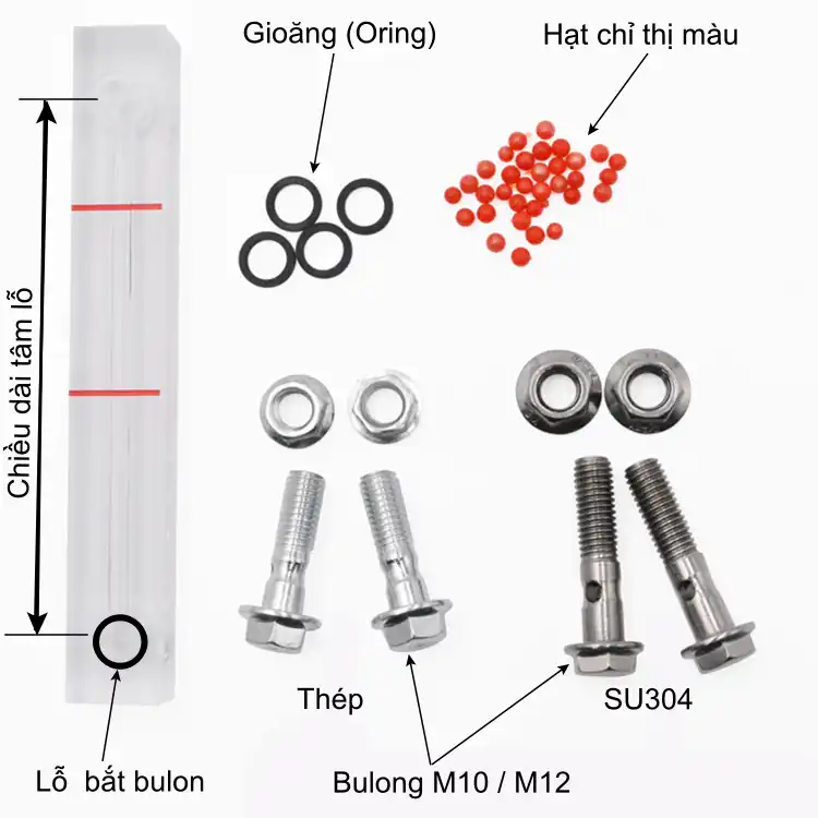 Thông số thước thăm dầu