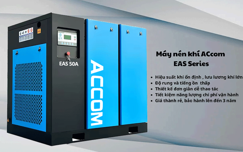 Đặc điểm nổi bật của máy nén khí ACcom EAS50A 37Kw 50Hp