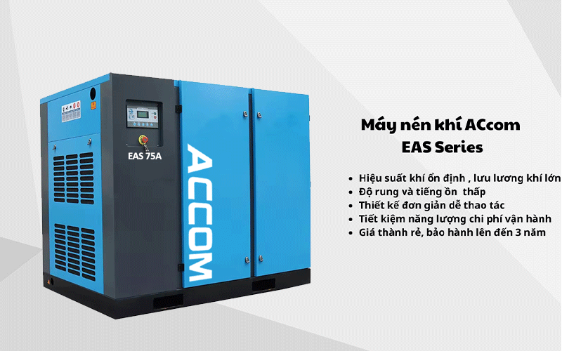 Máy nén khí ACcom EAS75A 55KW 75HP