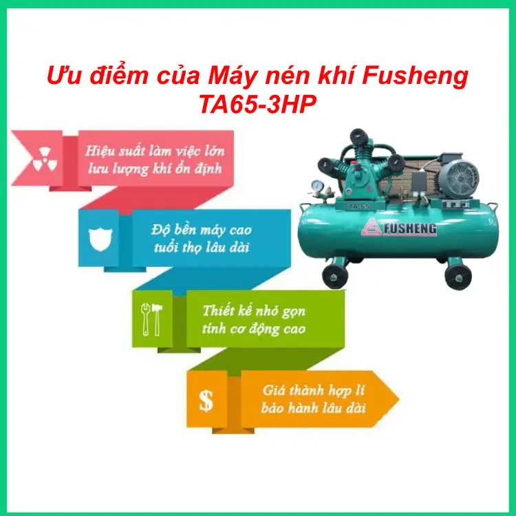 Máy nén khí Fusheng TA65-3HP